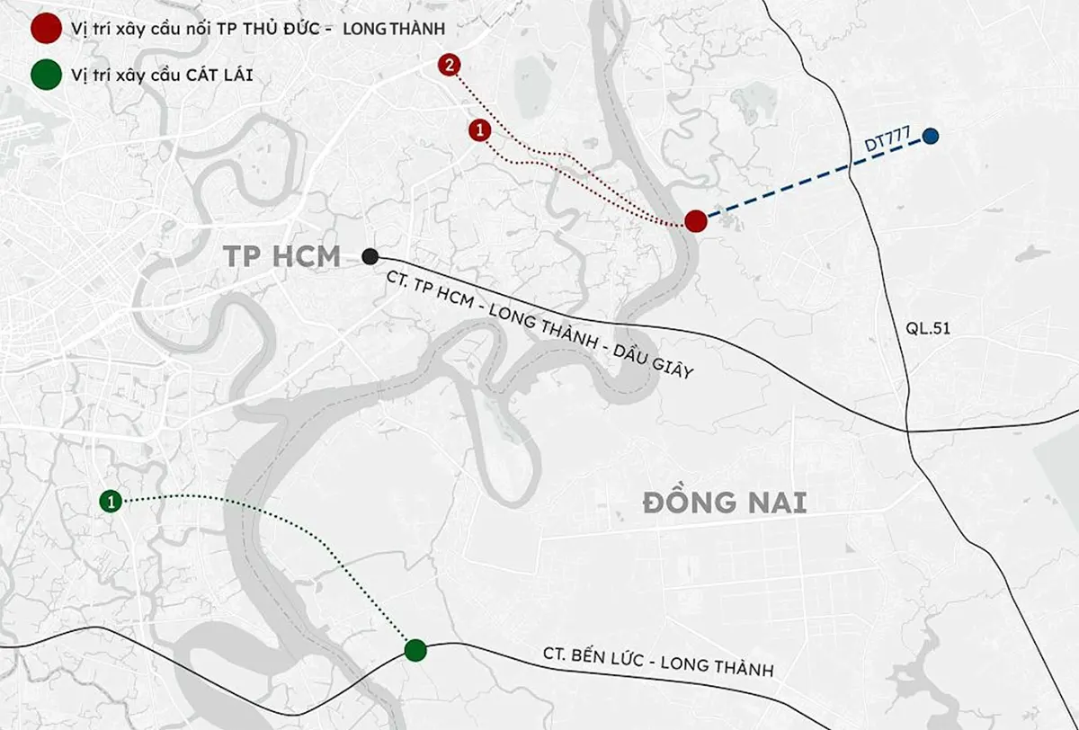 Cầu Cát Lái kết nối TP Thủ Đức với Nhơn Trạch Đồng Nai