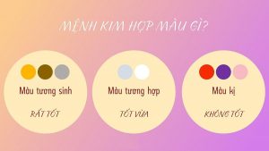 Mệnh Kim hợp màu gì? Hướng dẫn lựa chọn màu sắc hợp phong thủy 2021