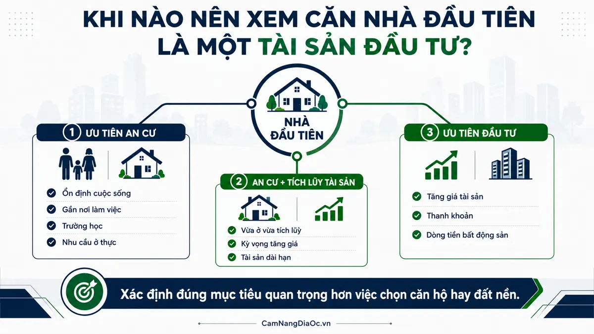 Nhà đầu tiên như một tài sản tích lũy dài hạn
