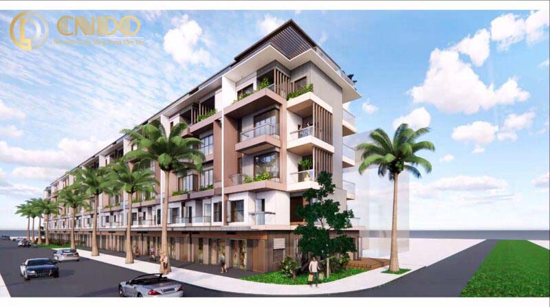 Mẫu nhà shophouse bên trong Phân khu Crystal Tiger Meyhomes