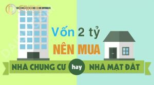 Nên mua nhà chung cư hay nhà đất